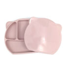 Thumbnail of Πιάτο “Αρκούδάκι” με καπάκι από Σιλικόνη – Απαλό Ροζ