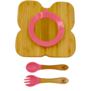 Thumbnail of Σετ Φαγητού “Πεταλούδα” από Bamboo – Ροζ